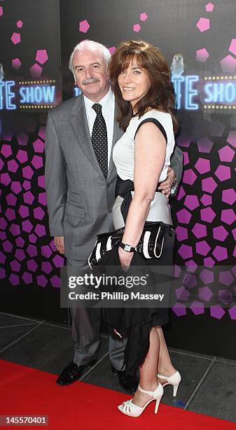 Marty Whelan and wife Maria Whelan attend the 50th Anniversary Of 'The Late Late Show' on June 1, 2012 in Dublin, Ireland.