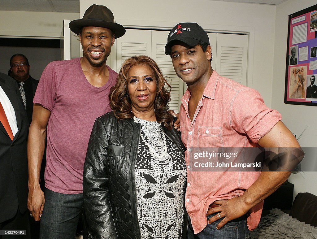 Aretha Franklin Attends "A Streetcar Named Desire" On Broadway