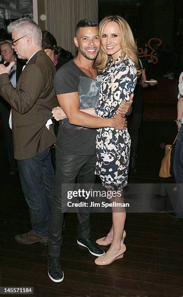 Wilson Cruz and Chely Wright attend the "Chely Wright: Wish Me Away" premiere after party at Zio Restaurant on June 1, 2012 in New York City.