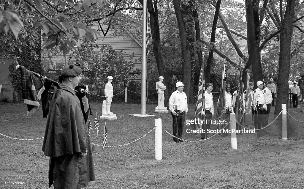 Memorial Ceremony At Remsen Cemetery, Forest Hills