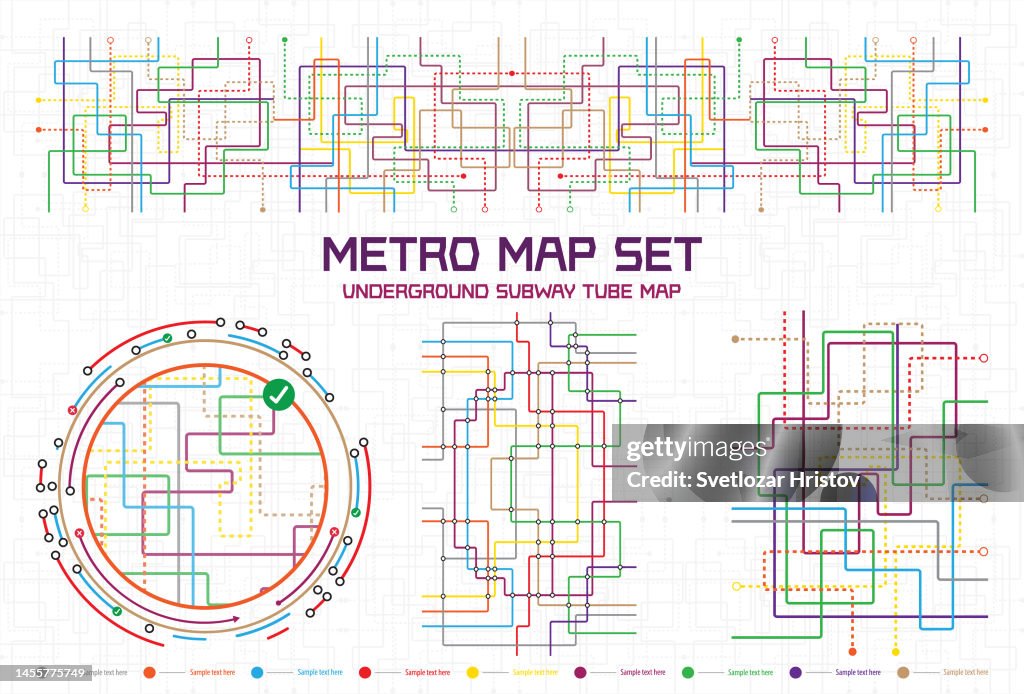 Dlr And Crossrail Map Design Template Live Strokes Included High-Res ...
