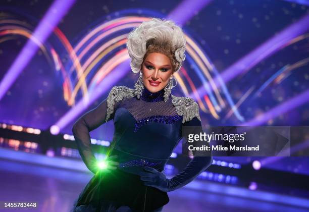 The Vivienne attends the "Dancing On Ice" Series 15 Photocall at ITV Studios, Bovingdon on January 11, 2023 in London, England.