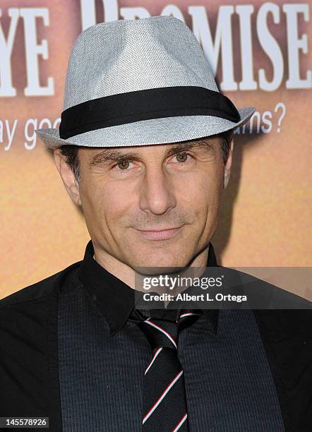 Actor Peter Arpesella arrives for "Goodbye Promise" - Los Angeles Premiere held at The Downtown Independent on June 1, 2012 in Los Angeles,...