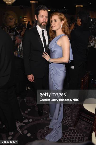 72nd ANNUAL GOLDEN GLOBE AWARDS -- Pictured: Darren Le Gallo and actress Amy Adams at the 72nd Annual Golden Globe Awards held at the Beverly Hilton...