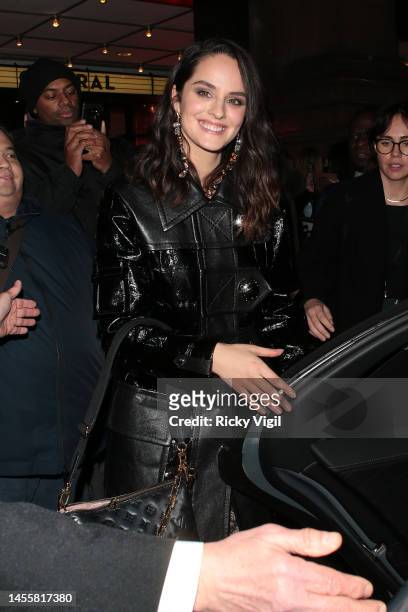 Noémie Merlant seen leaving the UK Premiere of "TÁR" at Picturehouse Central on January 11, 2023 in London, England.