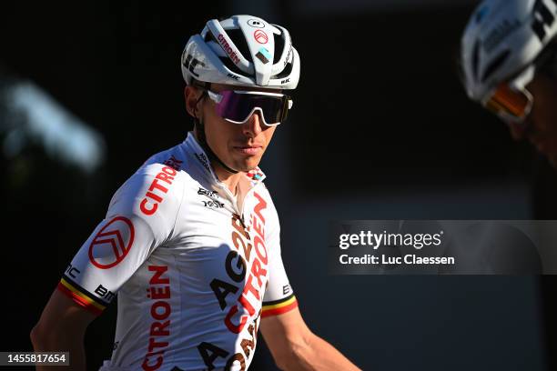 Oliver Naesen of Belgium during the AG2R Citroen Team - Training Camp on January 11, 2023 in Altea, Spain.