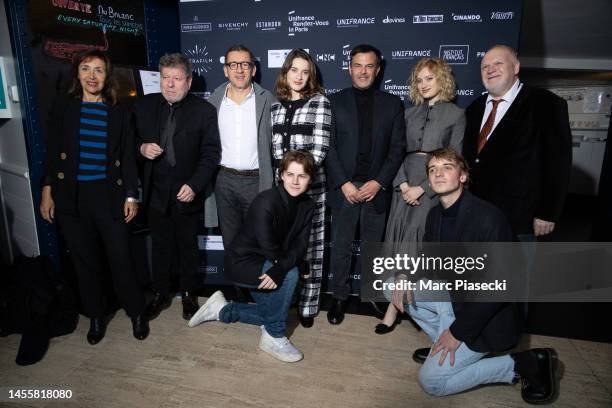 Guest, Regis Laspales, Dany Boon, Rebecca Marder, Felix Lefebvre, Francois Ozon, Nadia Tereszkiewicz, Edouard Sulpice and Franck de la Personne...