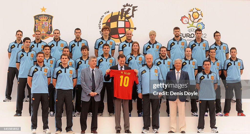 Spain Euro 2012 Training Session