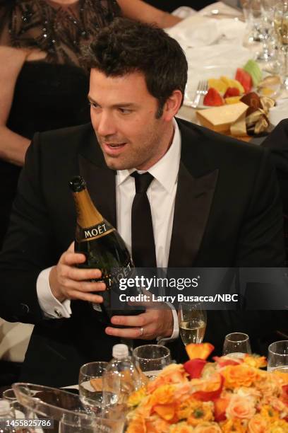 71st ANNUAL GOLDEN GLOBE AWARDS -- Pictured: Actor Ben Affleck attends the 71st Annual Golden Globe Awards held at the Beverly Hilton Hotel on...