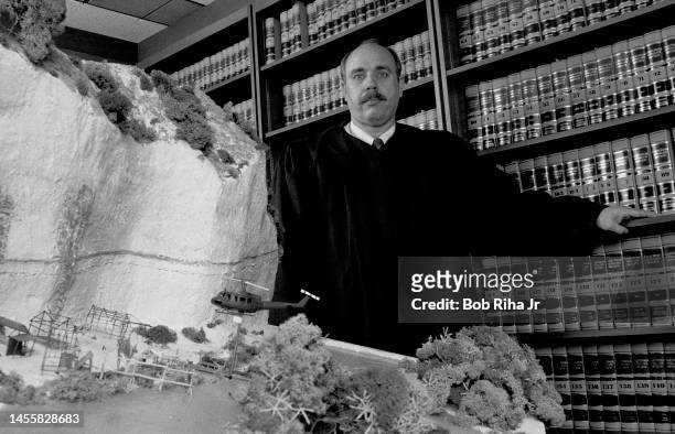 Los Angeles Superior Court Judge Roger W. Boren is the presiding judge of the 'Twilight Zone' Court Trial involving a 1982 helicopter crash filming...