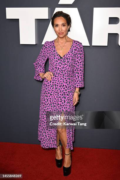 Myleene Klass attends the UK Premiere of "TÁR" at Picturehouse Central on January 11, 2023 in London, England.