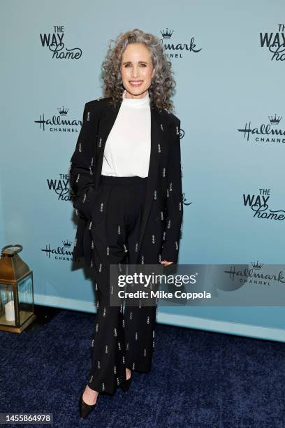 Andie MacDowell attends as Hallmark Channel celebrates the upcoming premiere of its all-new original series "The Way Home" with stars Andie...