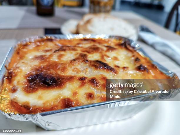 venezuelan pasticho - cannelloni stock pictures, royalty-free photos & images