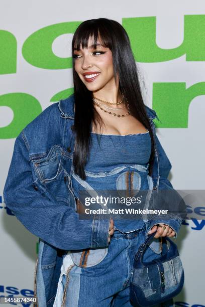 Tinashe attends the Special Red Carpet Screening for New Line Cinema's "House Party" at TCL Chinese 6 Theatres on January 11, 2023 in Hollywood,...