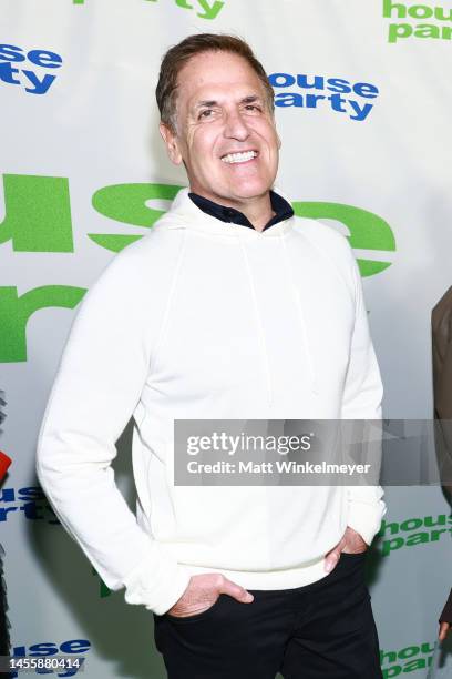 Mark Cuban attends the Special Red Carpet Screening for New Line Cinema's "House Party" at TCL Chinese 6 Theatres on January 11, 2023 in Hollywood,...