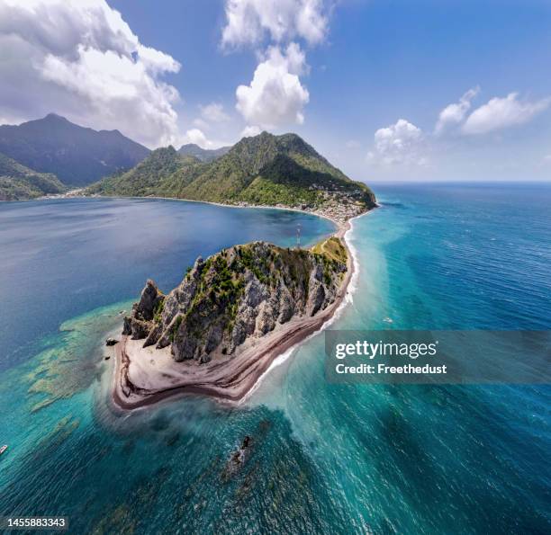 caribbean 2021 - domínica imagens e fotografias de stock
