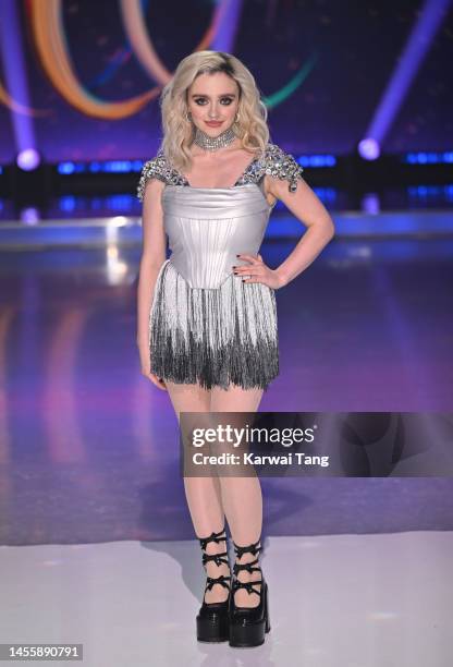 Mollie Gallagherattends the "Dancing On Ice" Series 15 Photocall at ITV Studios on January 11, 2023 in Bovingdon, England.