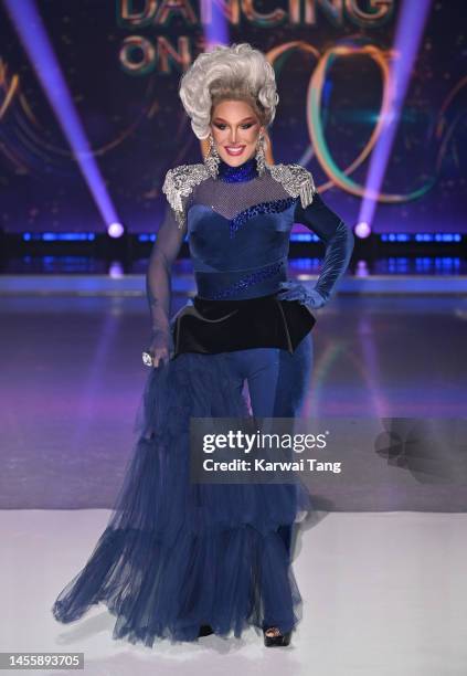 The Vivienneattends the "Dancing On Ice" Series 15 Photocall at ITV Studios on January 11, 2023 in Bovingdon, England.