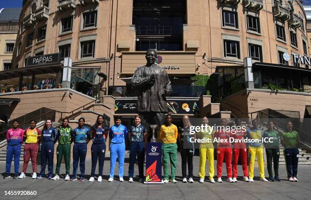 Theertha Satish of UAE, Ashmini Munisar of West Indies , Katherine Fraser of Scotland, Seed Aroob Shah of Pakistan, Vishnu Gunarathne of Sri Lanka,...