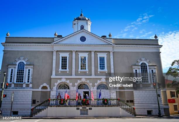 old colonial exchange and provost dungeon - charleston sc - dungeon stock pictures, royalty-free photos & images