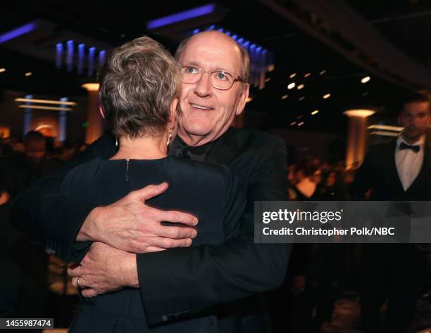 75th ANNUAL GOLDEN GLOBE AWARDS -- Pictured: Actors Frances McDormand and Richard Jenkins at the 75th Annual Golden Globe Awards held at the Beverly...