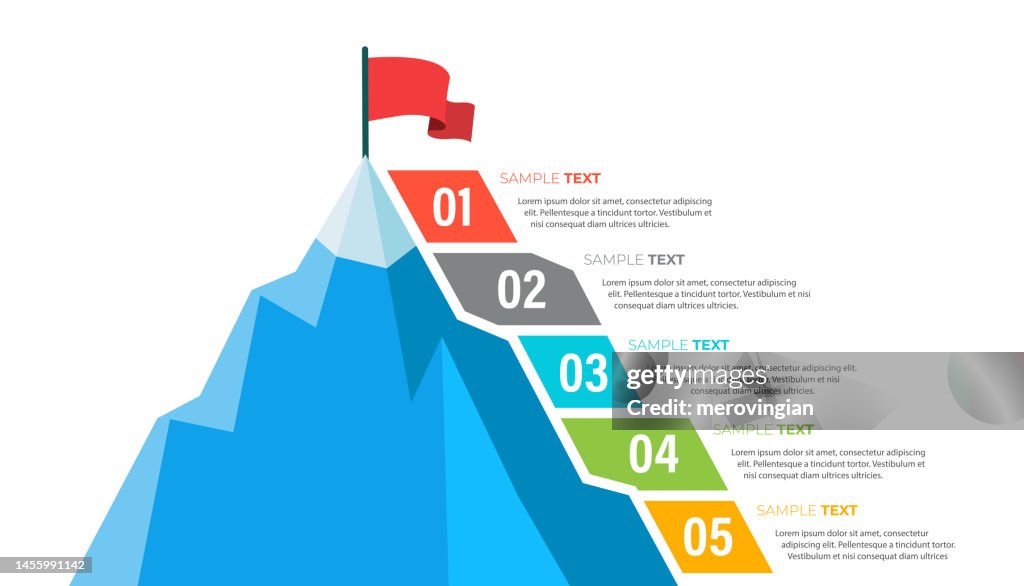Mountain Peak Infographics