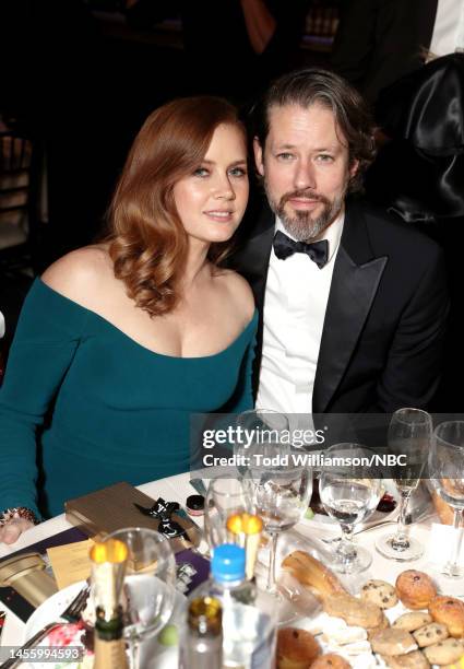 76th ANNUAL GOLDEN GLOBE AWARDS -- Pictured: Amy Adams and Darren Le Gallo at the 76th Annual Golden Globe Awards held at the Beverly Hilton Hotel on...