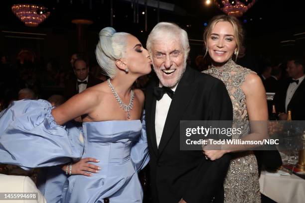 76th ANNUAL GOLDEN GLOBE AWARDS -- Pictured: Lady Gaga, Dick Van Dyke, and Emily Blunt at the 76th Annual Golden Globe Awards held at the Beverly...