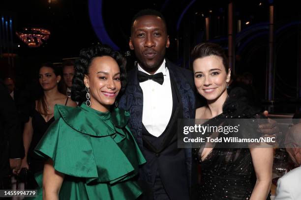 76th ANNUAL GOLDEN GLOBE AWARDS -- Pictured: Amatus Sami-Karim, Mahershala Ali, and Linda Cardellini at the 76th Annual Golden Globe Awards held at...