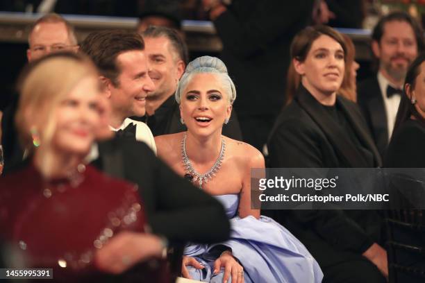 76th ANNUAL GOLDEN GLOBE AWARDS -- Pictured: Lady Gaga at the 76th Annual Golden Globe Awards held at the Beverly Hilton Hotel on January 6, 2019. --...