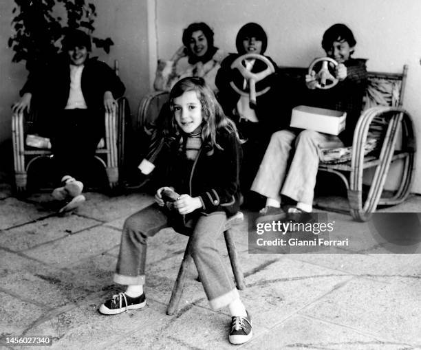 Spanish musical group “La Pandilla”, Madrid, Spain, 1969.