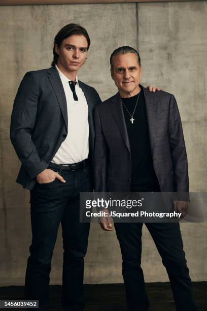 Nicholas Chavez and Maurice Benard of ABC's 'General Hospital' pose for a portrait during the 2023 Winter Television Critics Association Press Tour...