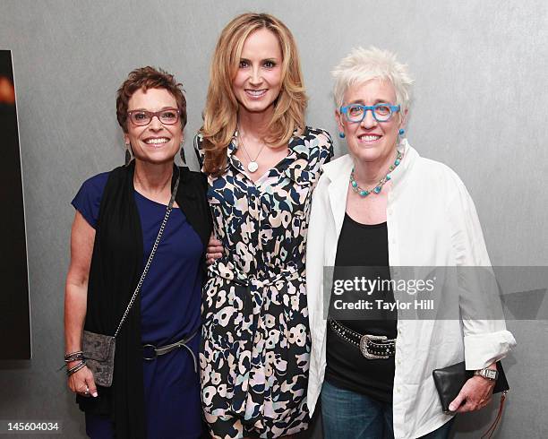 Director Beverly Kopf, musician Chely Wright, and director Bobbie Birleffi attend the "Chely Wright: Wish Me Away" New York Screening at Quad Cinema...