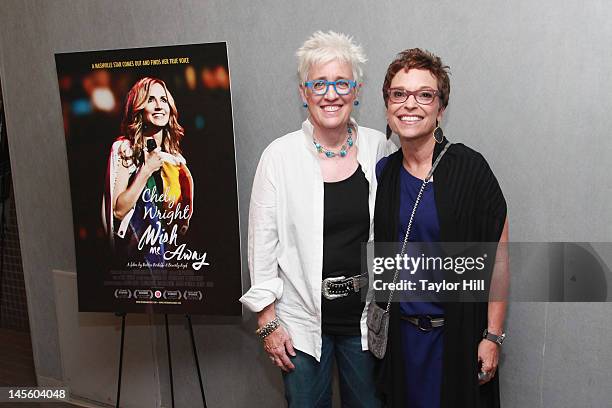 Directors Bobbie Birleffi and Beverly Kopf attend the "Chely Wright: Wish Me Away" New York Screening at Quad Cinema on June 1, 2012 in New York City.