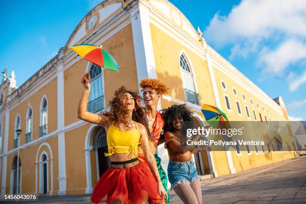 brazil carnaval street - carnaval stock pictures, royalty-free photos & images