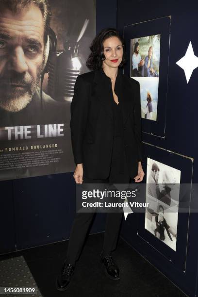 Nadia Fares attends the "On the Line" premiere at Cinema Silencio Des Pres on January 12, 2023 in Paris, France.