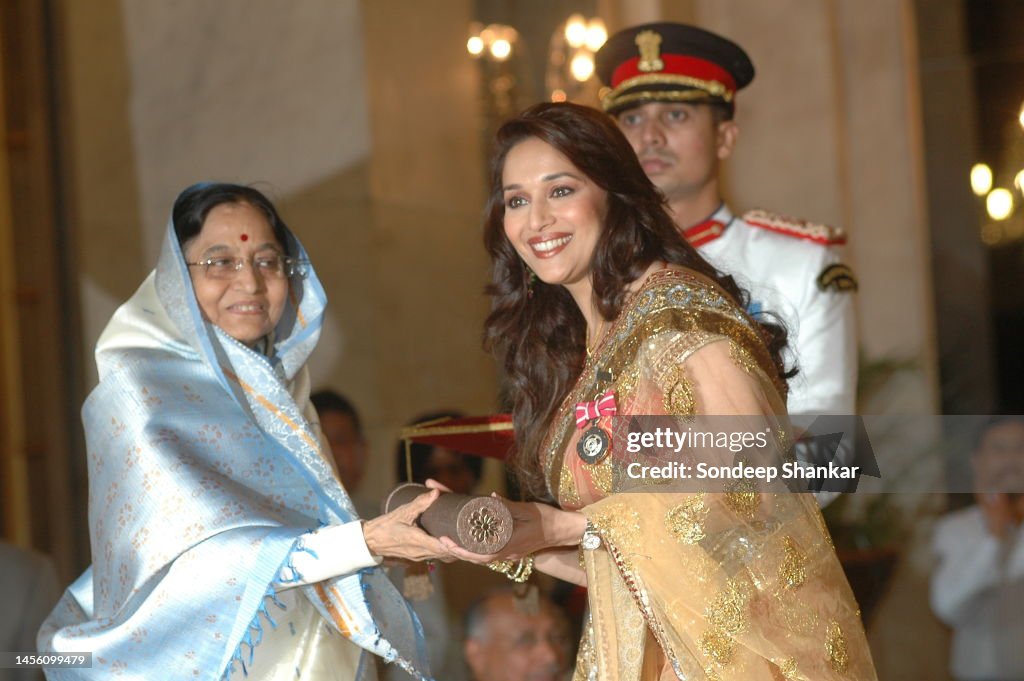 Padma Shree a Civilian Honour For Madhuri Dixit