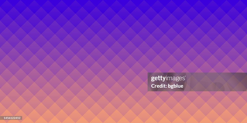 Abstract geometric background - Mosaic with squares and Purple gradient