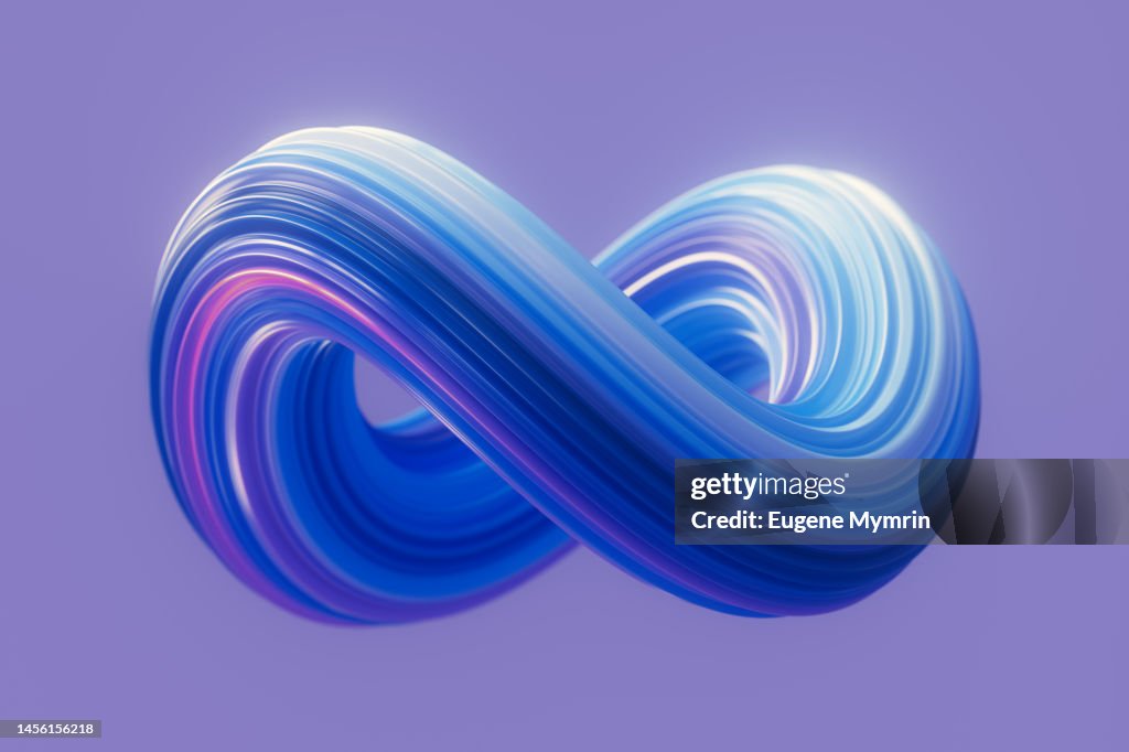 Multicoloured Infinity Sign