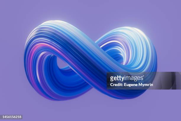 multicoloured infinity sign - boundless fotografías e imágenes de stock