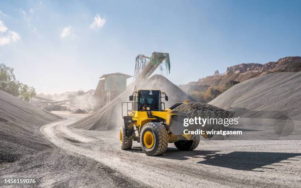 phosphate mine processing mill - pit mine foto e immagini stock