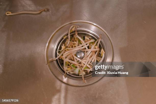 kitchen sink - abfluss stock-fotos und bilder