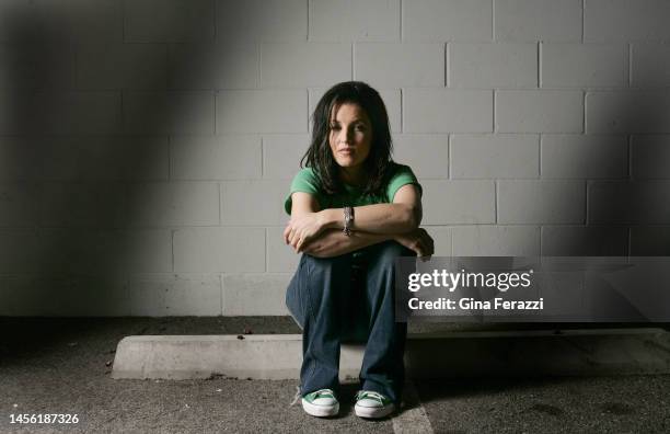 Singer Lisa Marie Presley is photographed for Los Angeles Times on March 8, 2005 in Burbank, California. PUBLISHED IMAGE. CREDIT MUST READ: Gina...