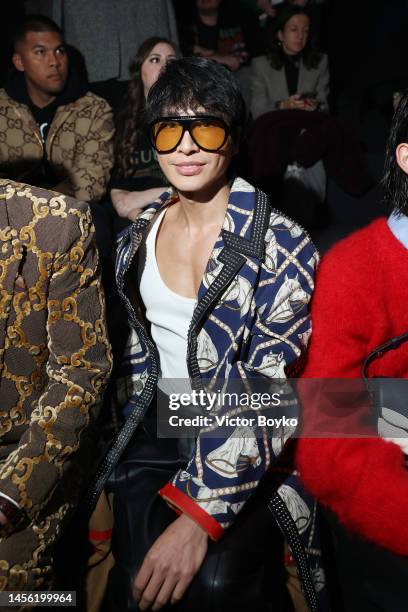 BoyNam is seen at the Gucci show during Milan Fashion Week Fall/Winter 2023/24 on January 13, 2023 in Milan, Italy.