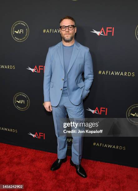 Seth Rogen attends the AFI Awards Luncheon at Four Seasons Hotel Los Angeles at Beverly Hills on January 13, 2023 in Los Angeles, California.