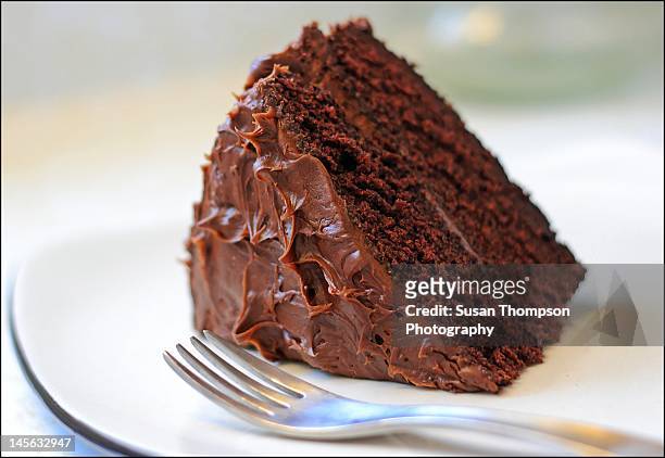 chocolate cake - チョコレートケーキ ストックフォトと画像