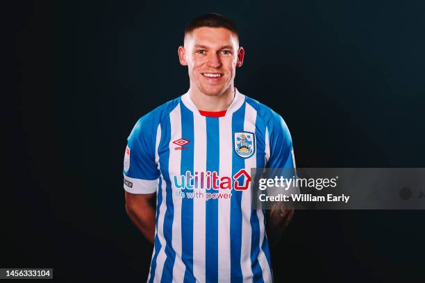 Martyn Waghorn signs for Huddersfield Town on loan from Coventry City until the end of the season at John Smith's Stadium on January 13, 2023 in...