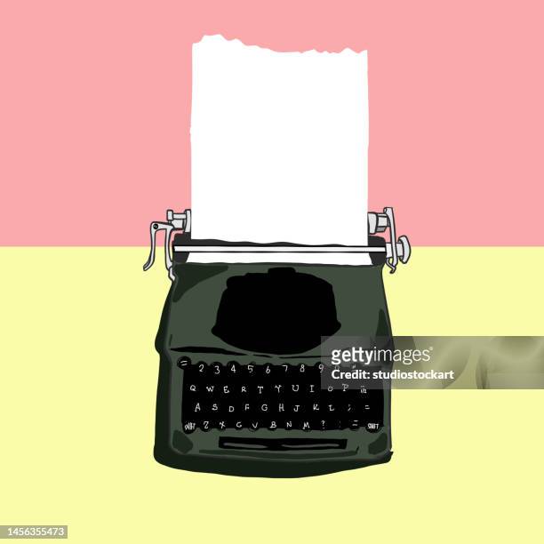 40 Ilustraciones de Maquina Escribir Antigua - Getty Images