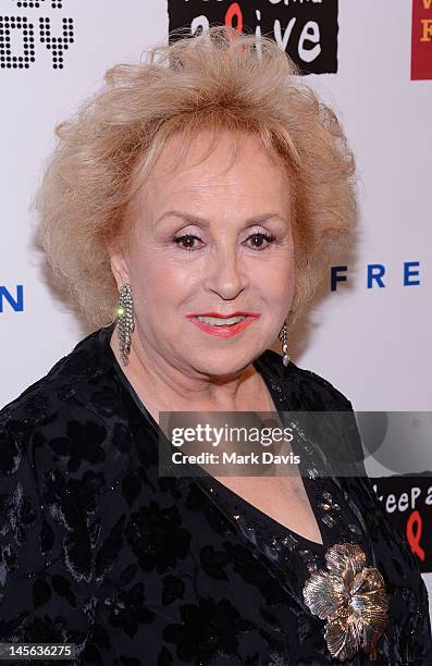 Actress Doris Roberts arrives at the 10th Annual Night Of Comedy Benefiting The Children Affected By AIDS Foundation & Keep A Child Alive held at the...