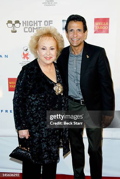 Actress Doris Roberts and Joe Cristina arrive at 10th Annual Night Of Comedy Benefiting The Children Affected By AIDS Foundation & Keep A Child Alive...